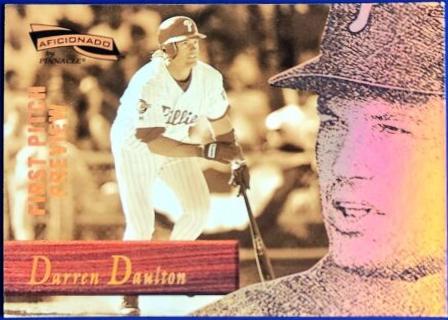 Darren Daulton #32 Baseball Cards 1996 Pinnacle Aficionado