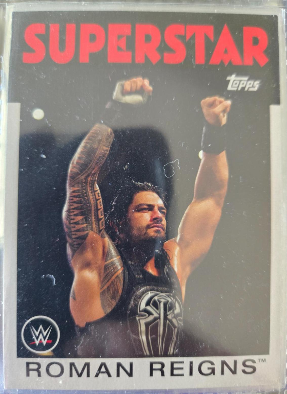 Roman Reigns #112 Wrestling Cards 2016 Topps WWE Heritage