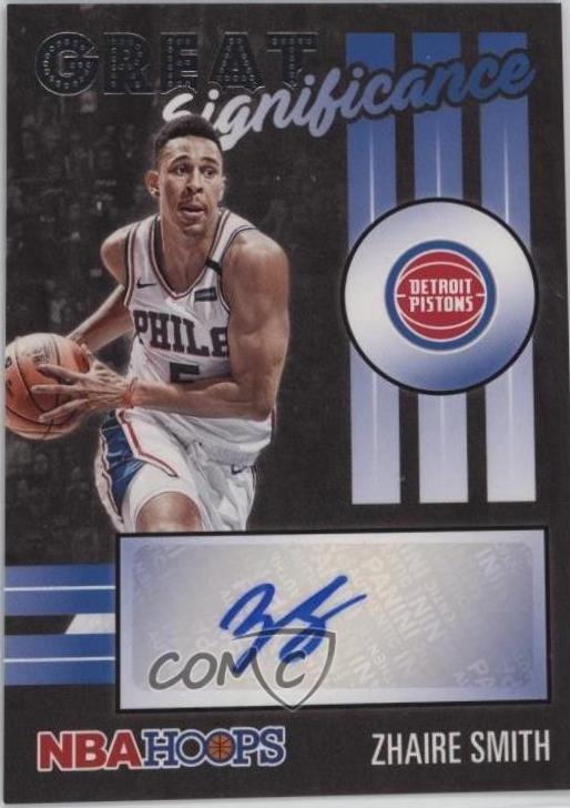 Zhaire Smith #GS-ZSM Basketball Cards 2020 Panini Hoops Great SIGnificance