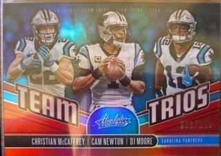 Cam Newton, Christian McCaffrey, DJ Moore