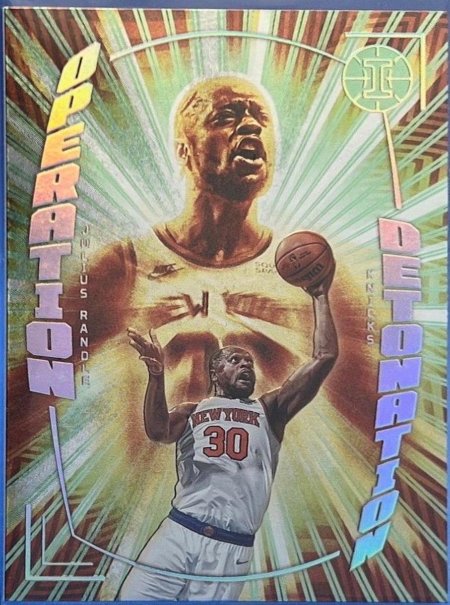Julius Randle #3 Basketball Cards 2021 Panini Illusions Operation Detonation