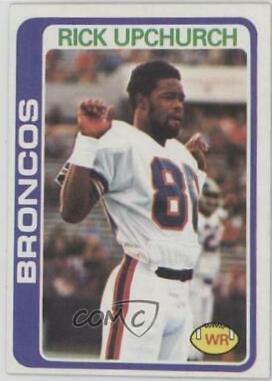 Rick Upchurch #117 Football Cards 1978 Topps
