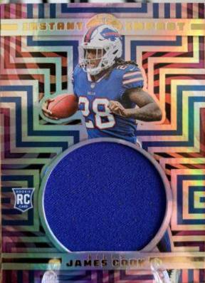 James Cook #II-JC Football Cards 2022 Panini Illusions Instant Impact