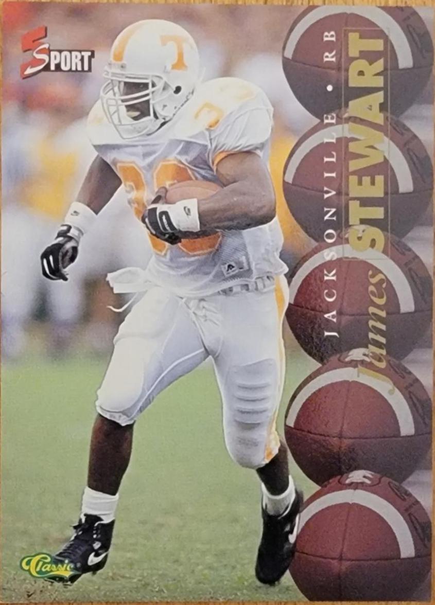 James Stewart #61 1995 Classic 5 Sport Football