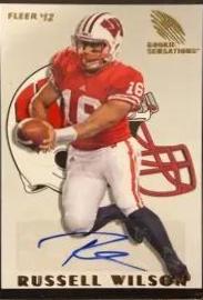 Russell Wilson #RS-23 Football Cards 2012 Fleer Retro Ultra