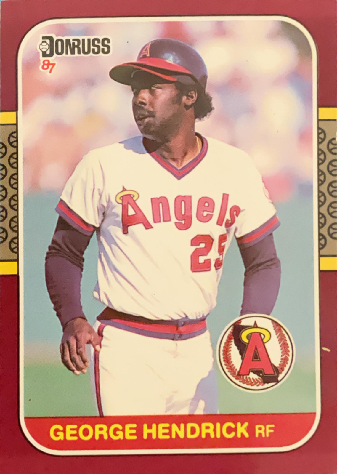 George Hendricks #3 Baseball Cards 1987 Donruss Opening Day