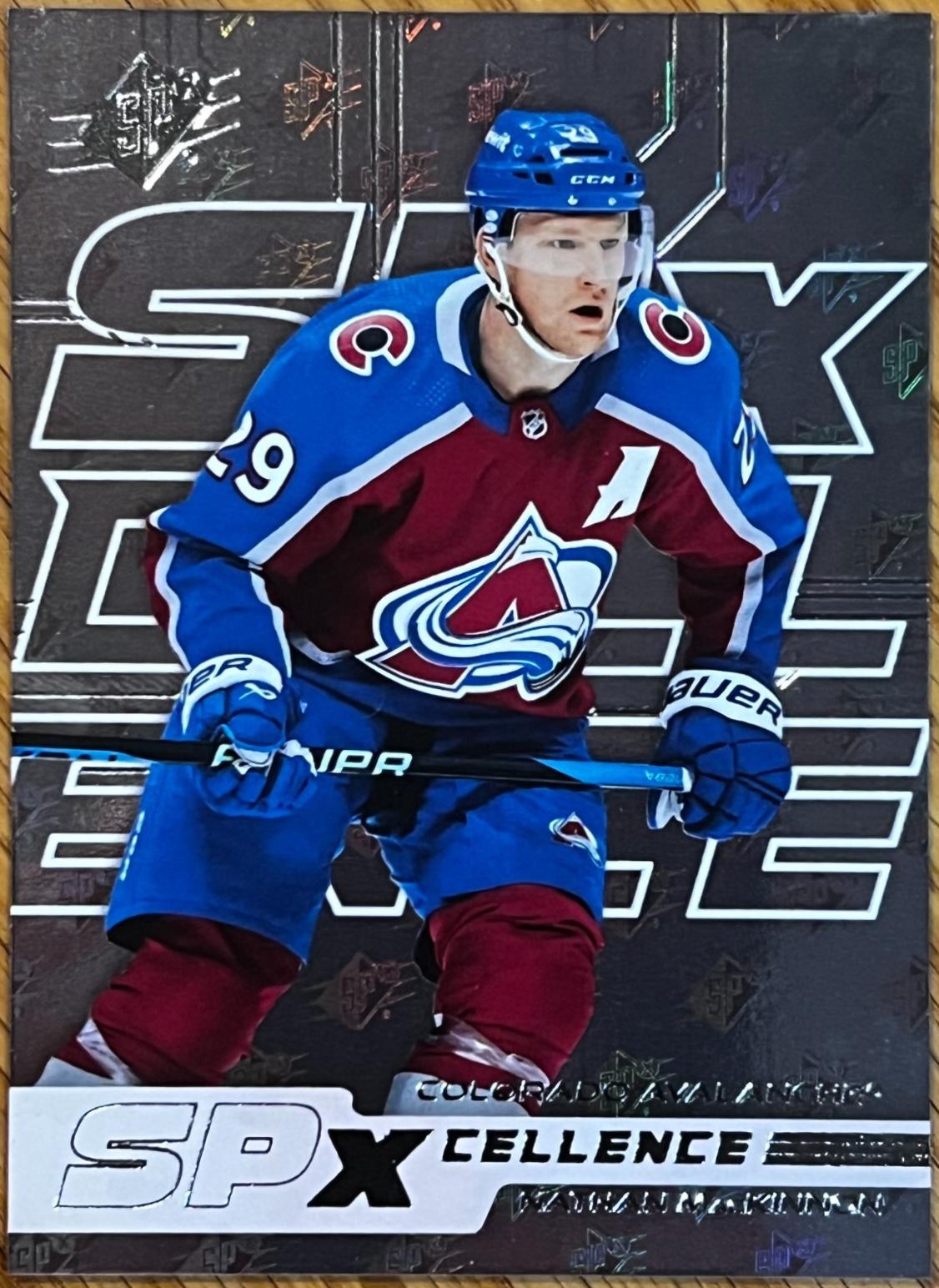 Nathan MacKinnon #XC-NM Hockey Cards 2024 SPx SPxCellence