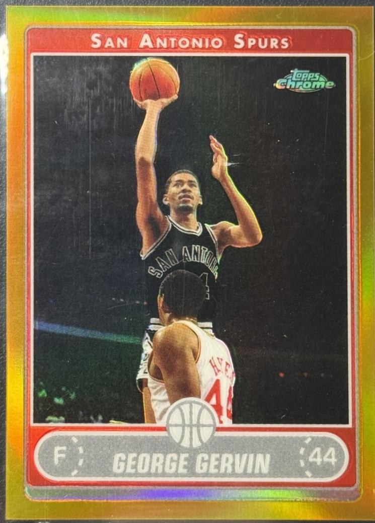 George Gervin [Gold Refractor] #159