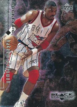 Hakeem Olajuwon #39 Basketball Cards 1998 Upper Deck Black Diamond