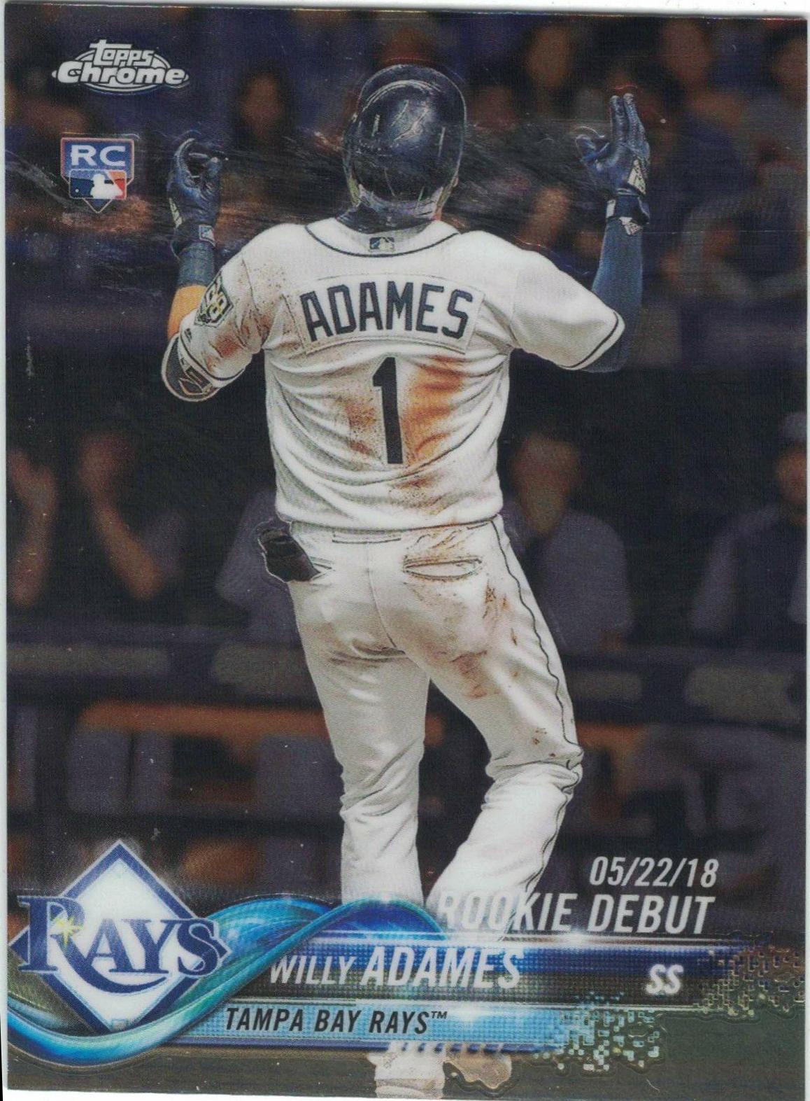 Willy Adames #HMT100 Baseball Cards 2018 Topps Chrome Update