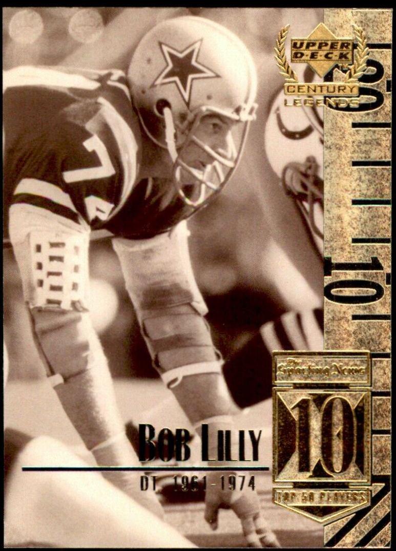 Bob Lilly #10 Football Cards 1999 Upper Deck Century Legends