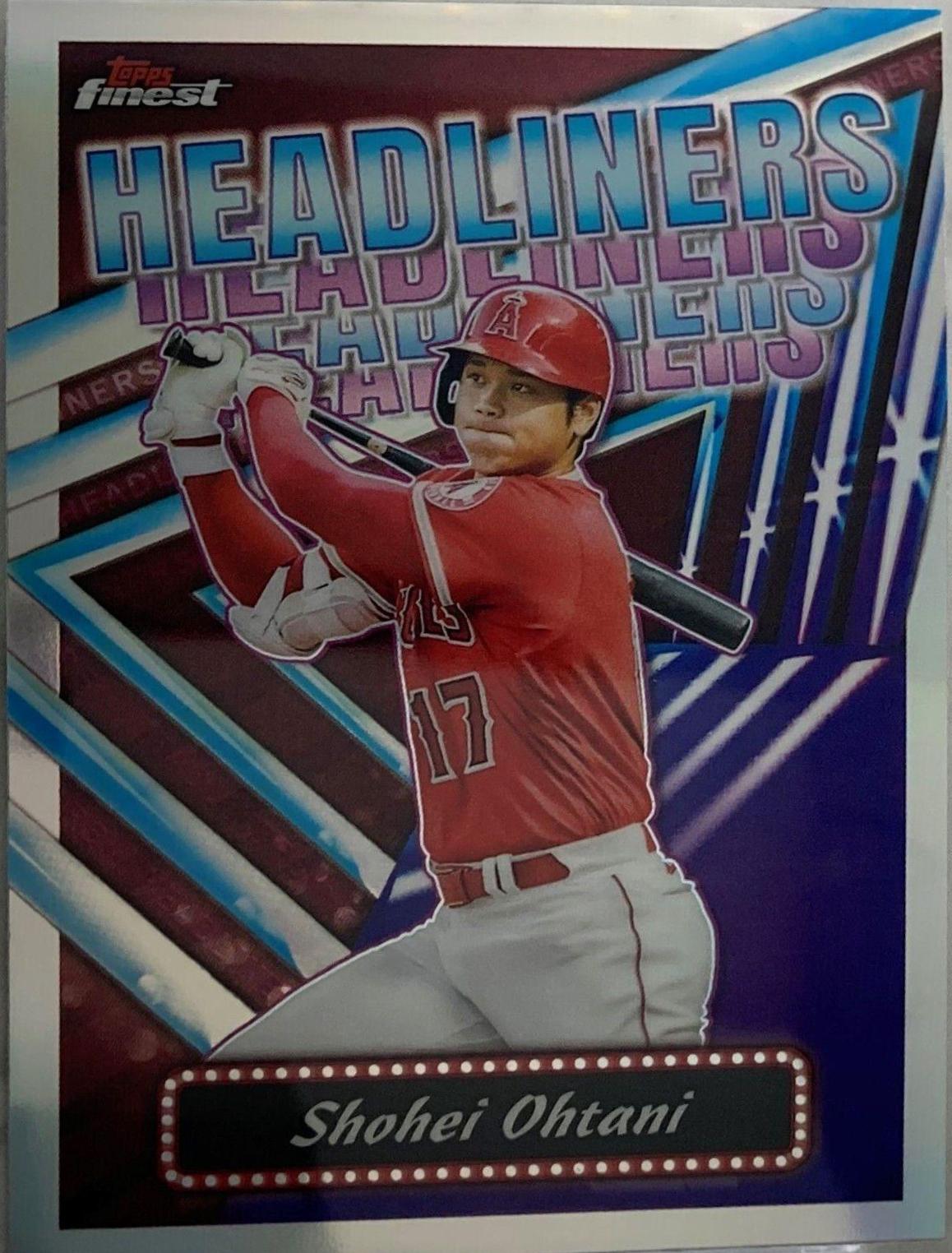 Shohei Ohtani #FH-1 Baseball Cards 2023 Topps Finest Headliners