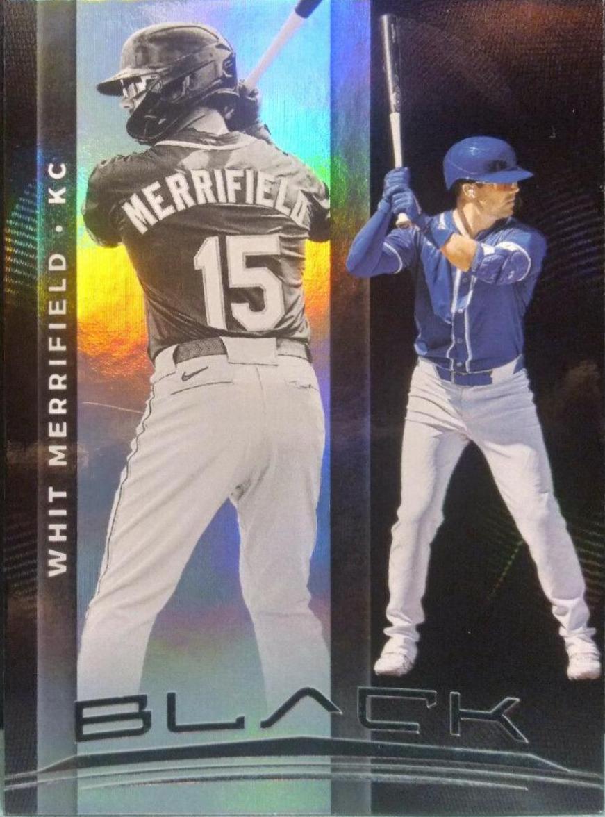 Whit Merrifield #5 Baseball Cards 2021 Panini Chronicles Black