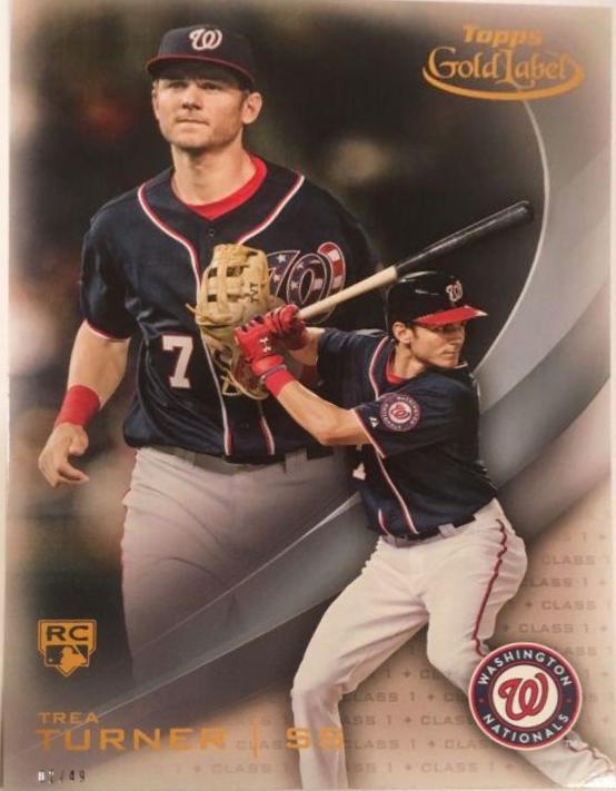 Trea Turner [Class 1 5x7] #74