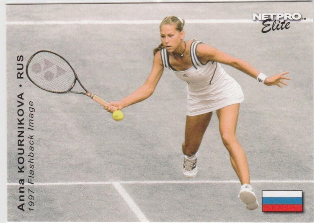 Anna Kournikova #FB-1 Tennis Cards 2003 NetPro Elite Event Flashback