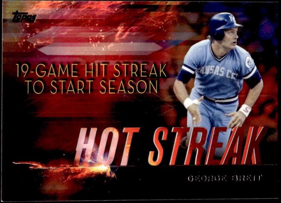 George Brett #HS-14 Baseball Cards 2015 Topps Hot Streak