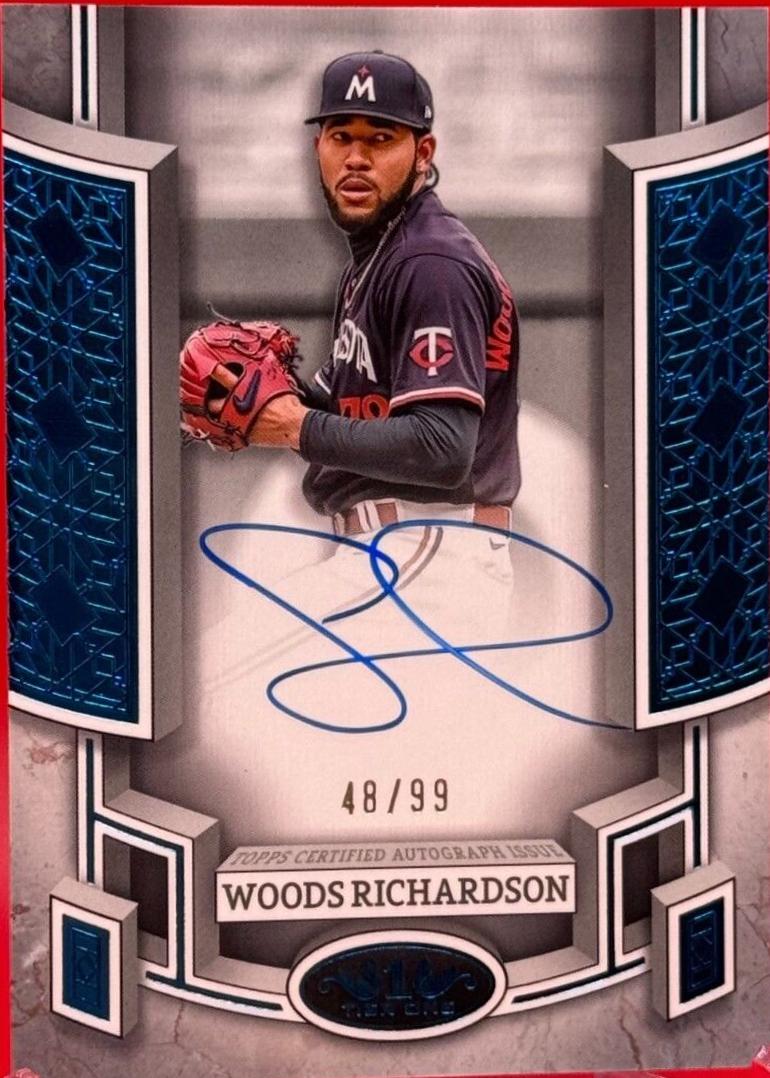 Simeon Woods Richardson [Blue Foil] #BOA-SW