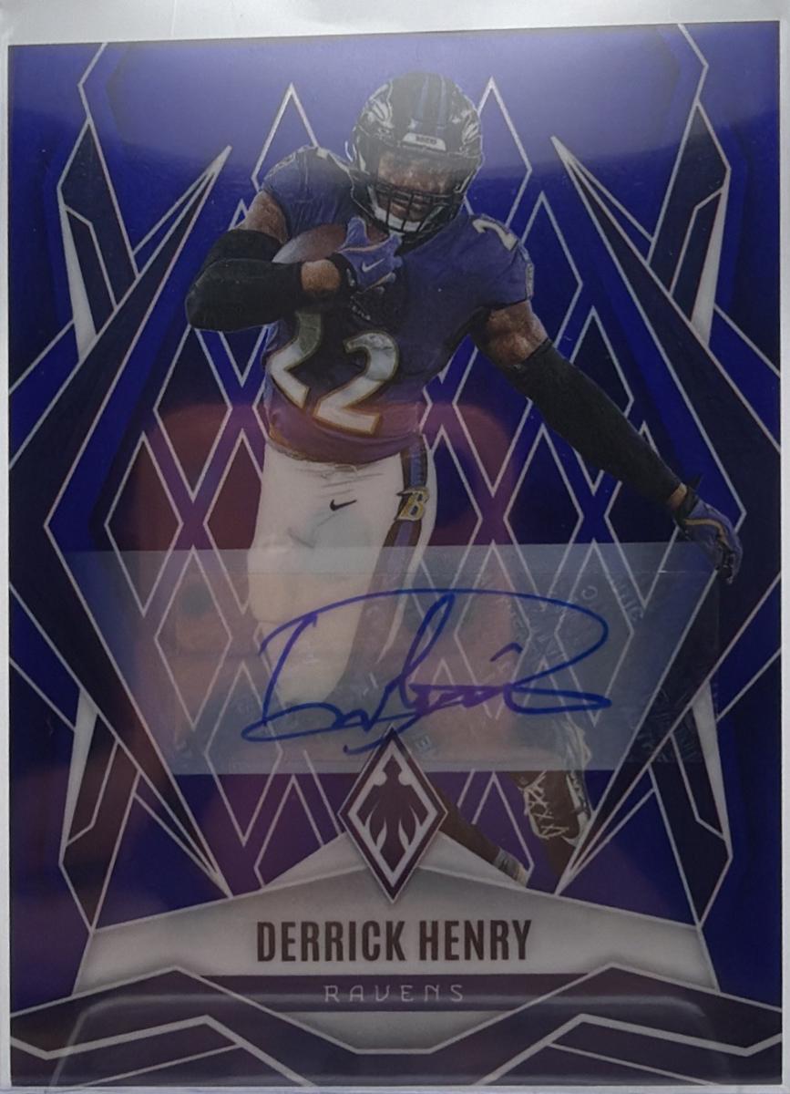 Derrick Henry [Blue Autograph] #10 Prices | 2025 Panini Phoenix