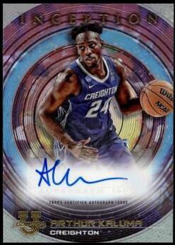 Arthur Kaluma #BIA-AK 2022 Bowman University Inception Autograph Basketball