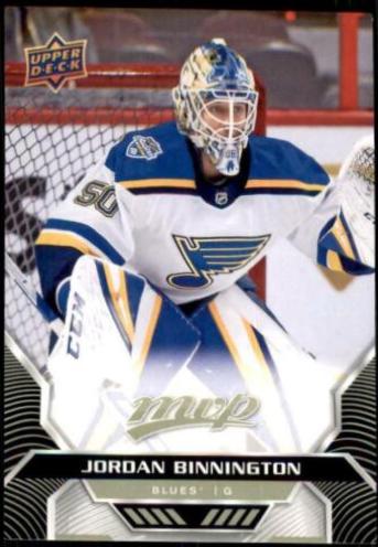 Jordan Binnington #107 2020-21 Upper Deck MVP Hockey