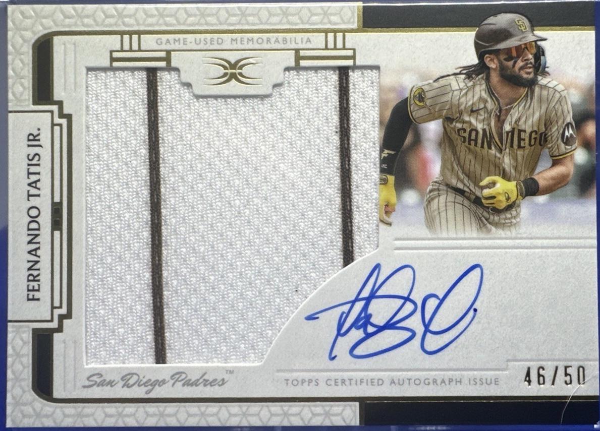Fernando Tatis Jr. #ARC-FT Baseball Cards 2024 Topps Definitive Autograph Relic