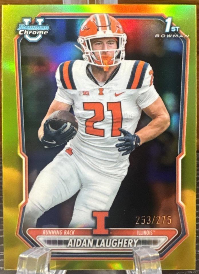 Aidan Laughery #BCP-60 2026 Bowman Chrome Prospect Football