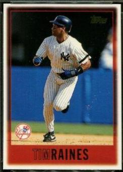 Tim Raines #334 1997 Topps Baseball