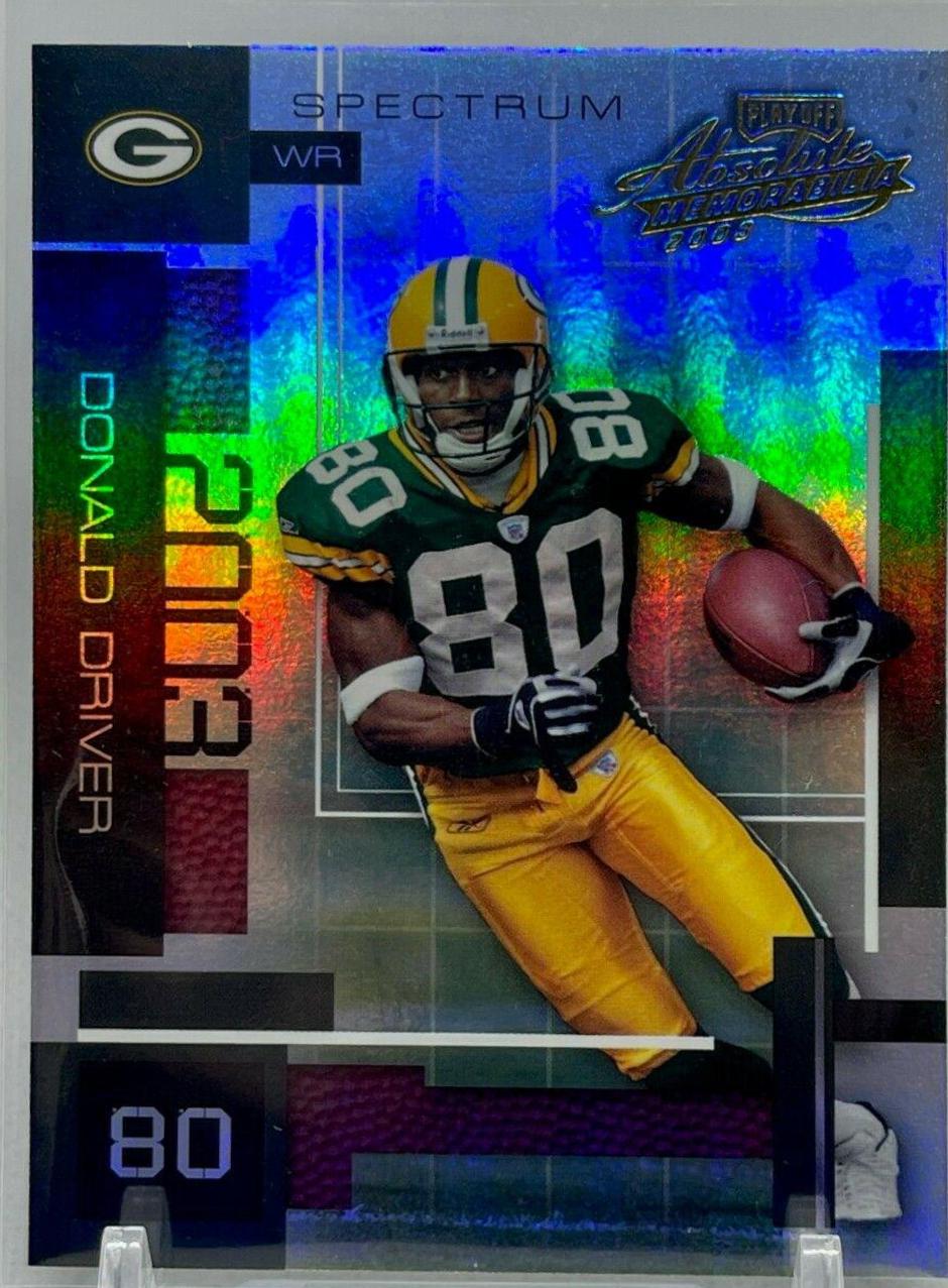 Donald Driver #73 2003 Playoff Absolute Memorabilia Football