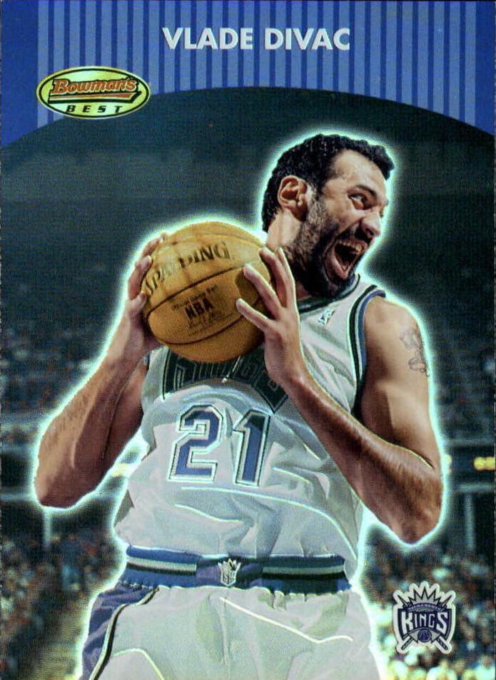 Vlade Divac #13 Basketball Cards 2000 Bowman's Best