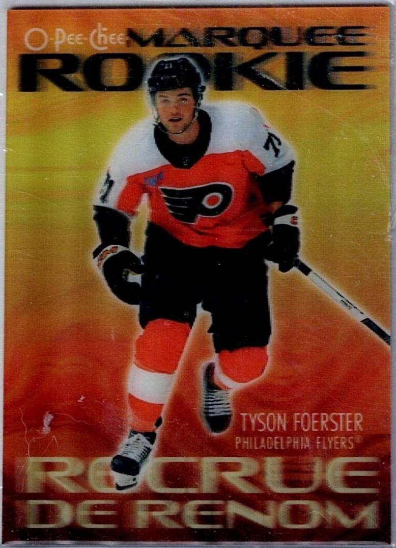 Tyson Foerster #3D-TF Hockey Cards 2023 O-Pee-Chee 3-D Marquee Rookie