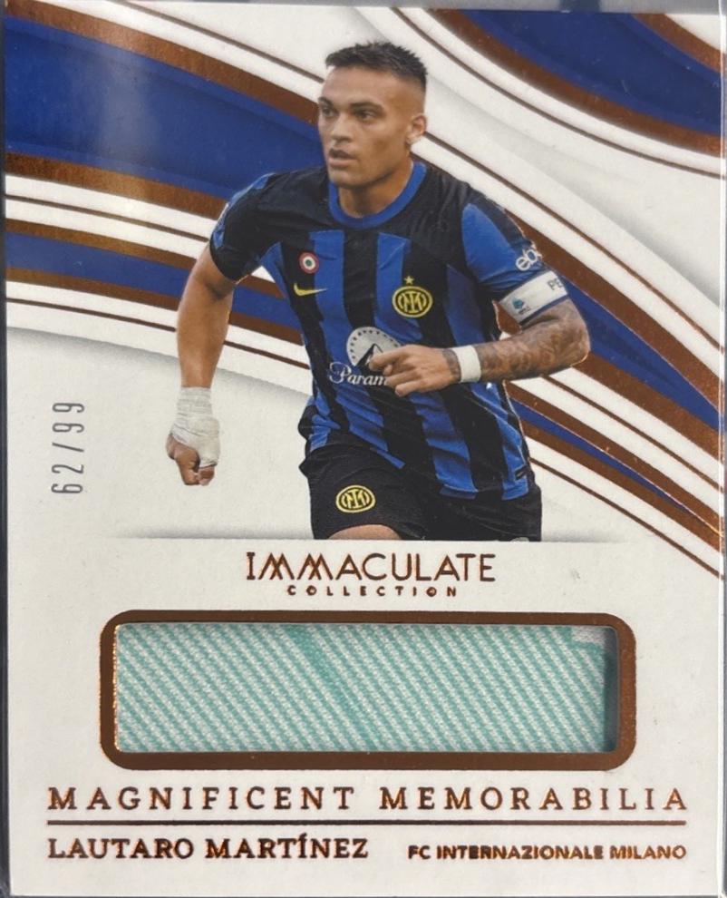 Lautaro Martinez #MG-LM 2023 Panini Immaculate Magnificent Memorabilia Soccer