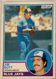 Jim Gott #62 Baseball Cards 1983 O Pee Chee