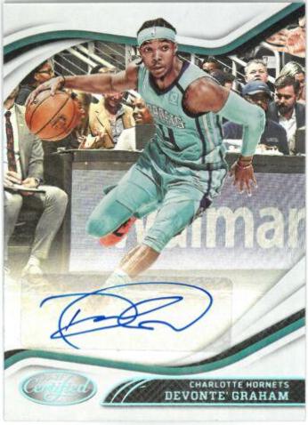 Devonte' Graham #CS-DVG Basketball Cards 2020 Panini Certified Signatures