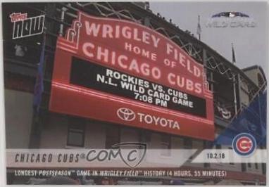 Chicago Cubs #833 2018 Topps Now Baseball