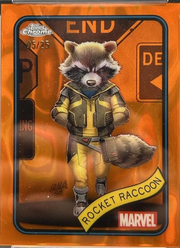 Rocket Raccoon Orange Lava Refractor