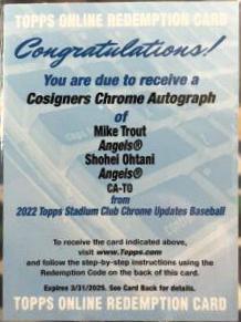 Shohei Ohtani, Mike Trout