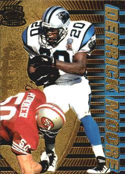 Derrick Moore #P-19 Football Cards 1996 Pacific Dynagon