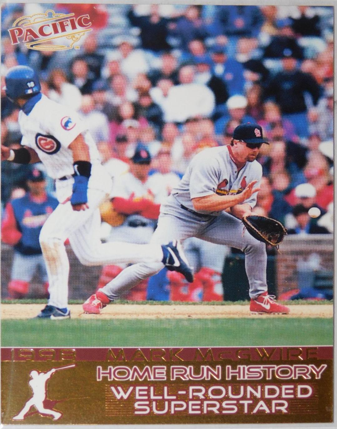 Mark McGwire #5 Baseball Cards 1998 Pacific Home Run History