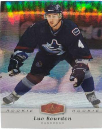 Luc Bourdon #329 Hockey Cards 2006 Flair Showcase