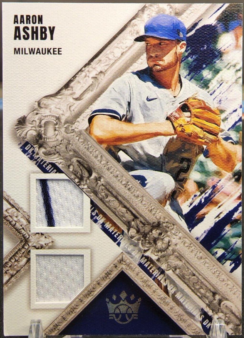 Aaron Ashby #DKM-AA Baseball Cards 2022 Panini Diamond Kings DK Materials