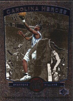 Shammond Williams #H10 Basketball Cards 1998 SP Top Prospects Carolina Heroes