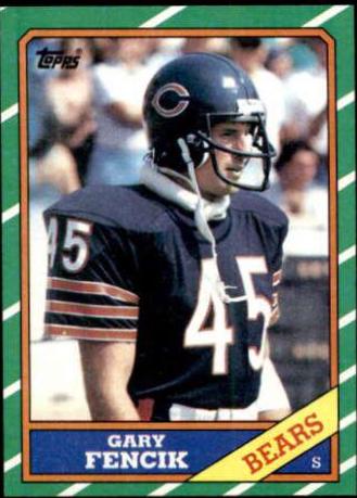 Gary Fencik #28 Football Cards 1986 Topps