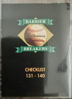 Barrier Breakers Checklist