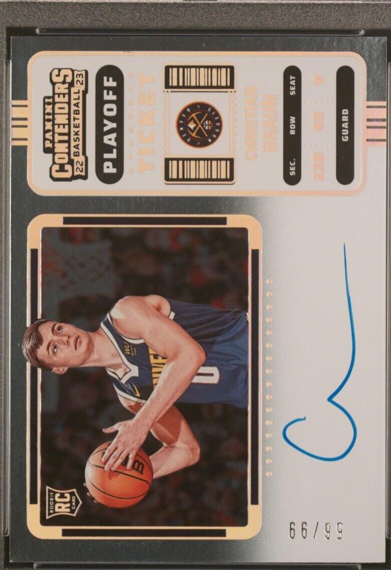 Christian Braun #106V 2022 Panini Contenders Basketball
