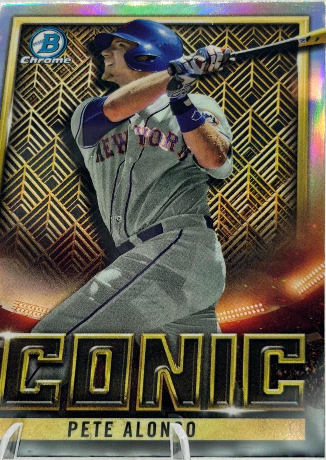 Pete Alonso #BI-7 Prices | 2023 Bowman Chrome Iconic | Baseball Cards