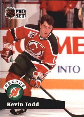 Kevin Todd #548 Hockey Cards 1991 Pro Set