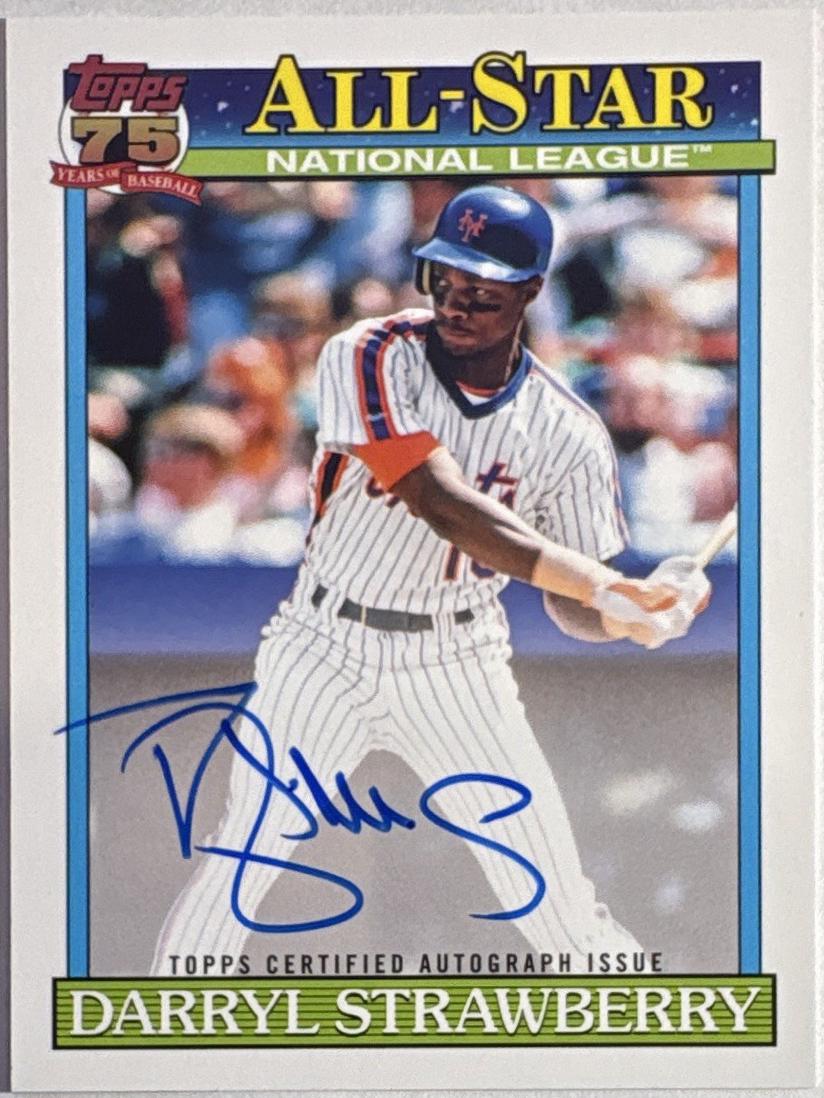 Darryl Strawberry #91AS-DS 2026 Topps Series 2 1991 All Star Autograph Baseball