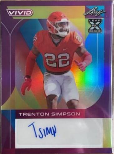 Trenton Simpson [Prismatic Purple] #BA-TS1