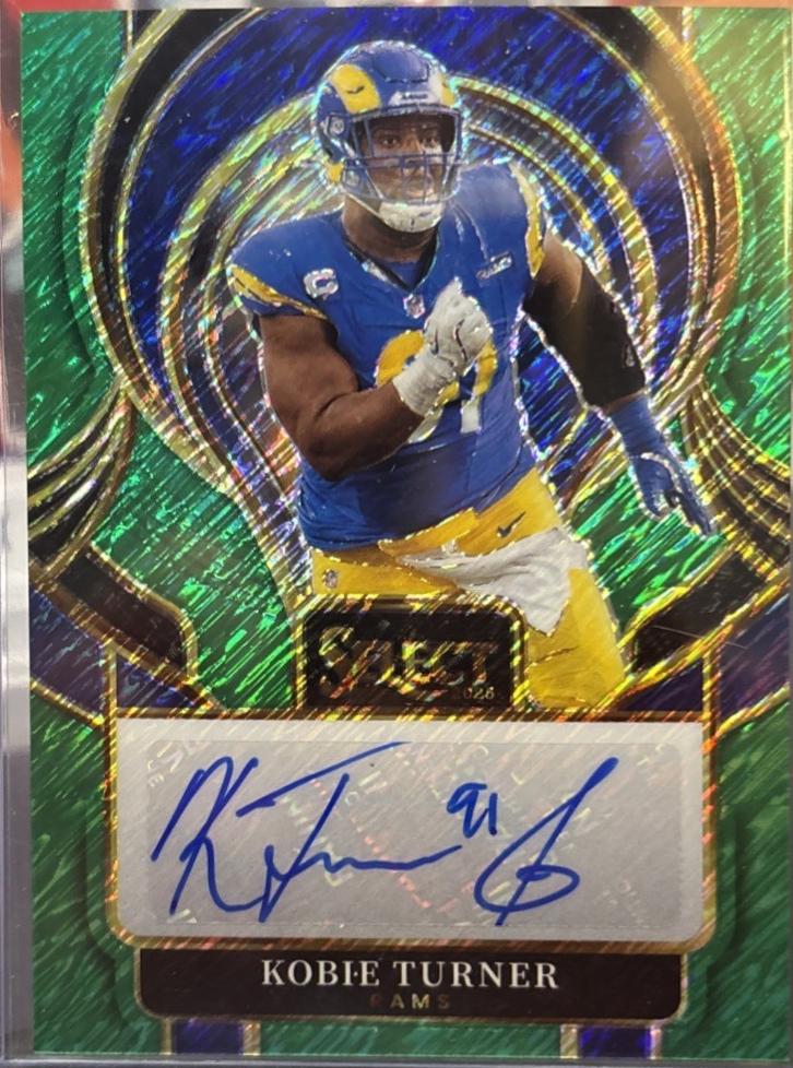 Kobie Turner #SIP-KTR 2025 Panini Select Select Signature Prizm Football