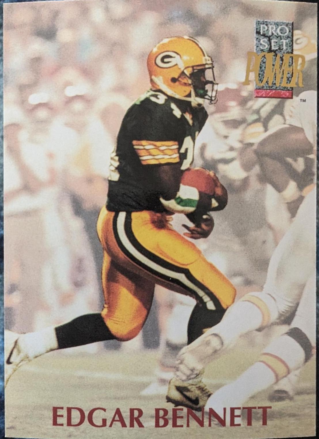 Edgar Bennett #310 Football Cards 1992 Pro Set Power